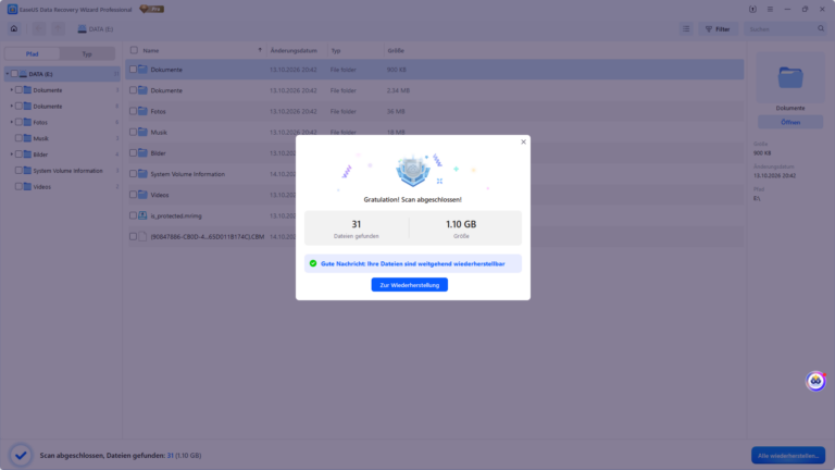 EaseUS Data Recovery Wizard – Screenshot 3
