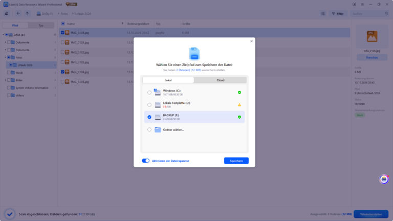 EaseUS Data Recovery Wizard – Screenshot 5