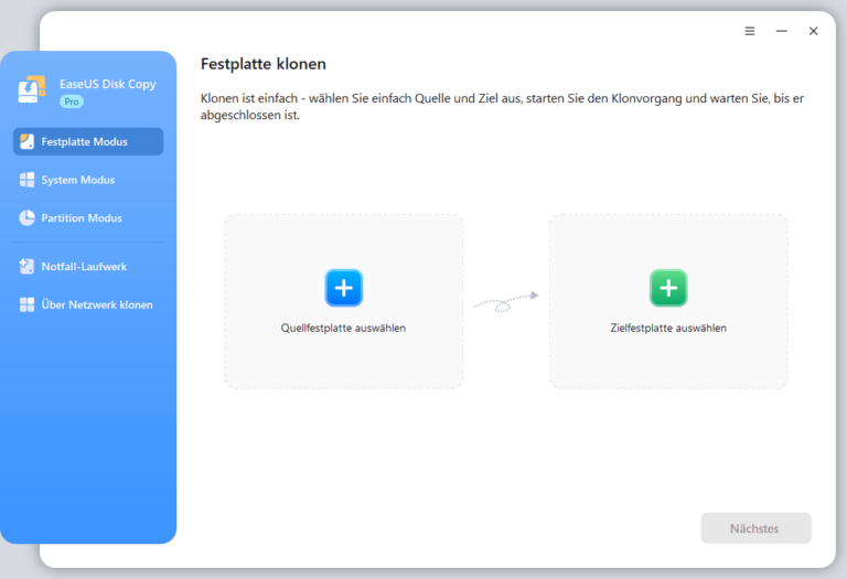 EaseUS Disk Copy – Screenshot 1