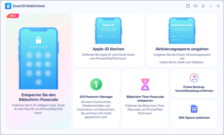 EaseUS MobiUnlock – Screenshot 1