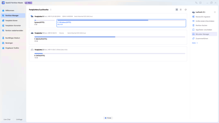 EaseUS Partition Master – Screenshot 2