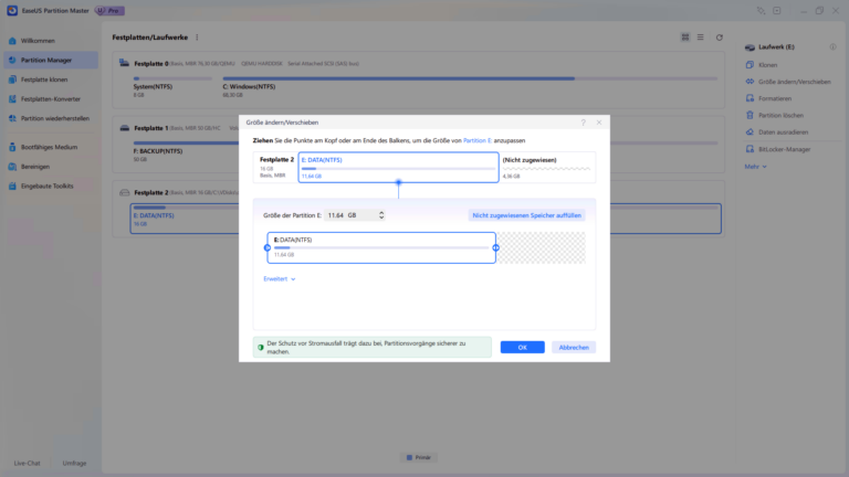 EaseUS Partition Master – Screenshot 3