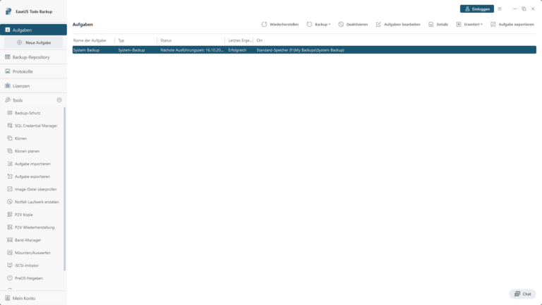 EaseUS Todo Backup Enterprise – Screenshot 1