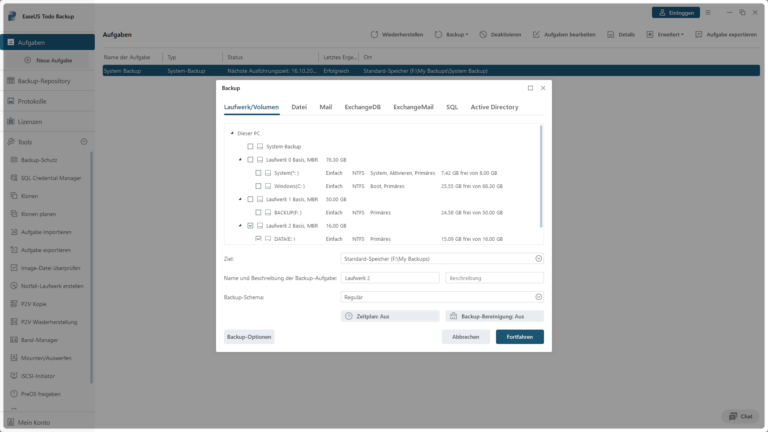 EaseUS Todo Backup Enterprise – Screenshot 2