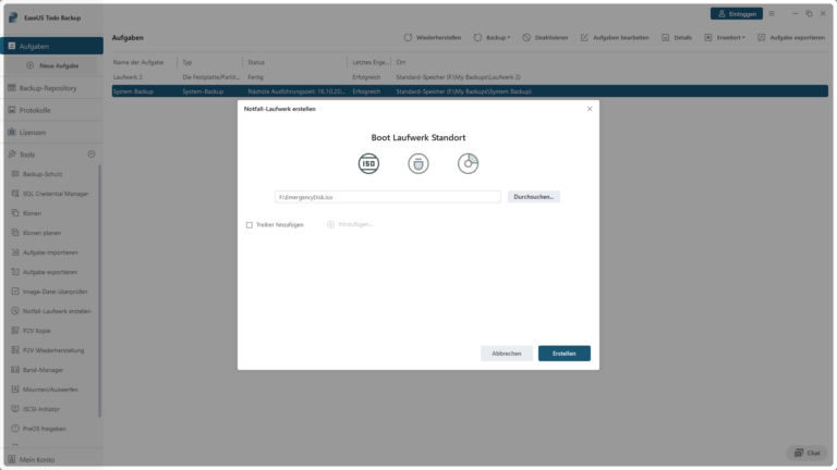 EaseUS Todo Backup Enterprise – Screenshot 7