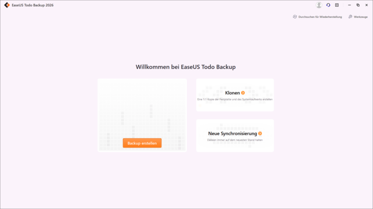 EaseUS Todo Backup Home – Screenshot 1