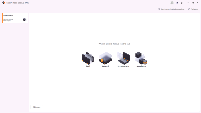 EaseUS Todo Backup Home – Screenshot 2