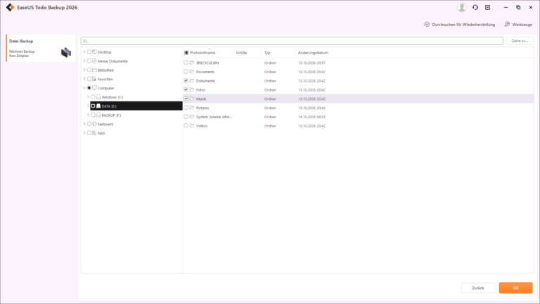 EaseUS Todo Backup Home – Screenshot 3