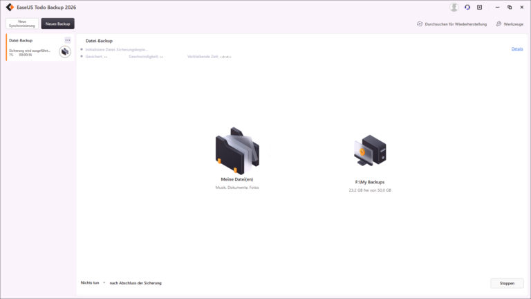 EaseUS Todo Backup Home – Screenshot 5