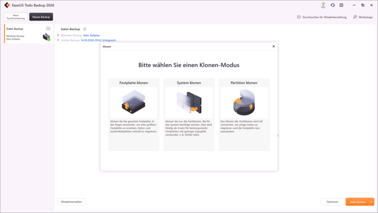 EaseUS Todo Backup Home – Screenshot 8
