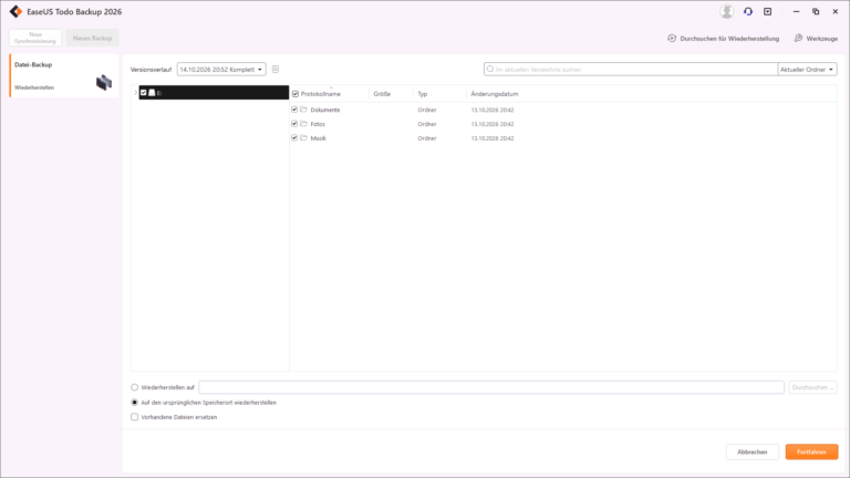 EaseUS Todo Backup Home – Screenshot 9