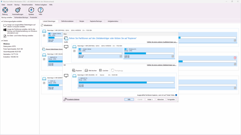 Macrium Reflect Workstation LTSC 2024 – Screenshot 2