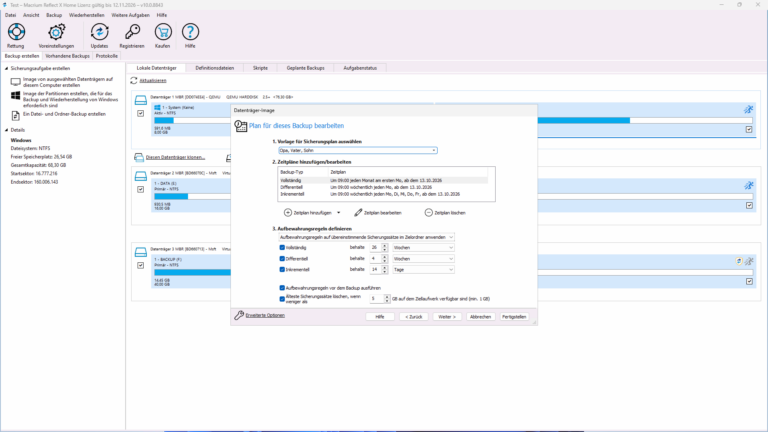 Macrium Reflect X Home – Screenshot 3