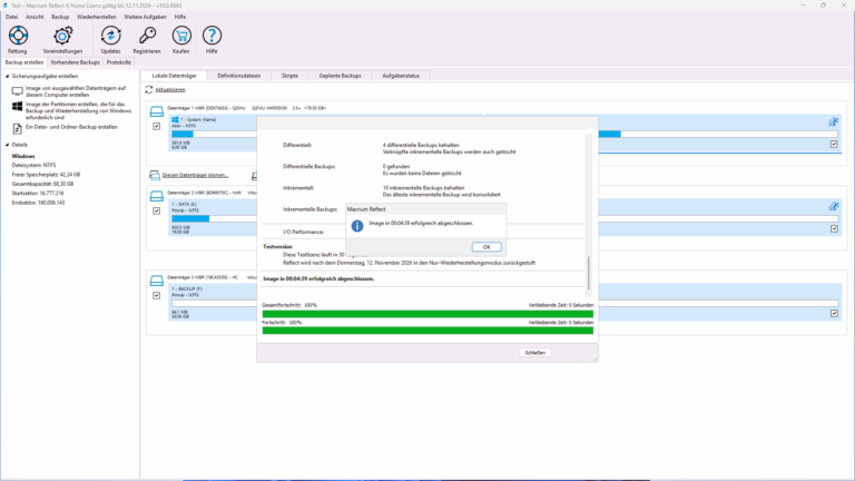 Macrium Reflect X Home – Screenshot 5