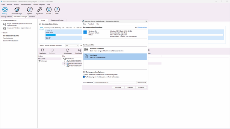 Macrium Reflect X Workstation – Screenshot 6
