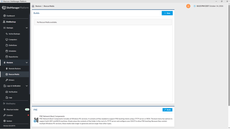 Macrium SiteBackup – Screenshot 13 Macrium SiteBackup – Screenshot 13